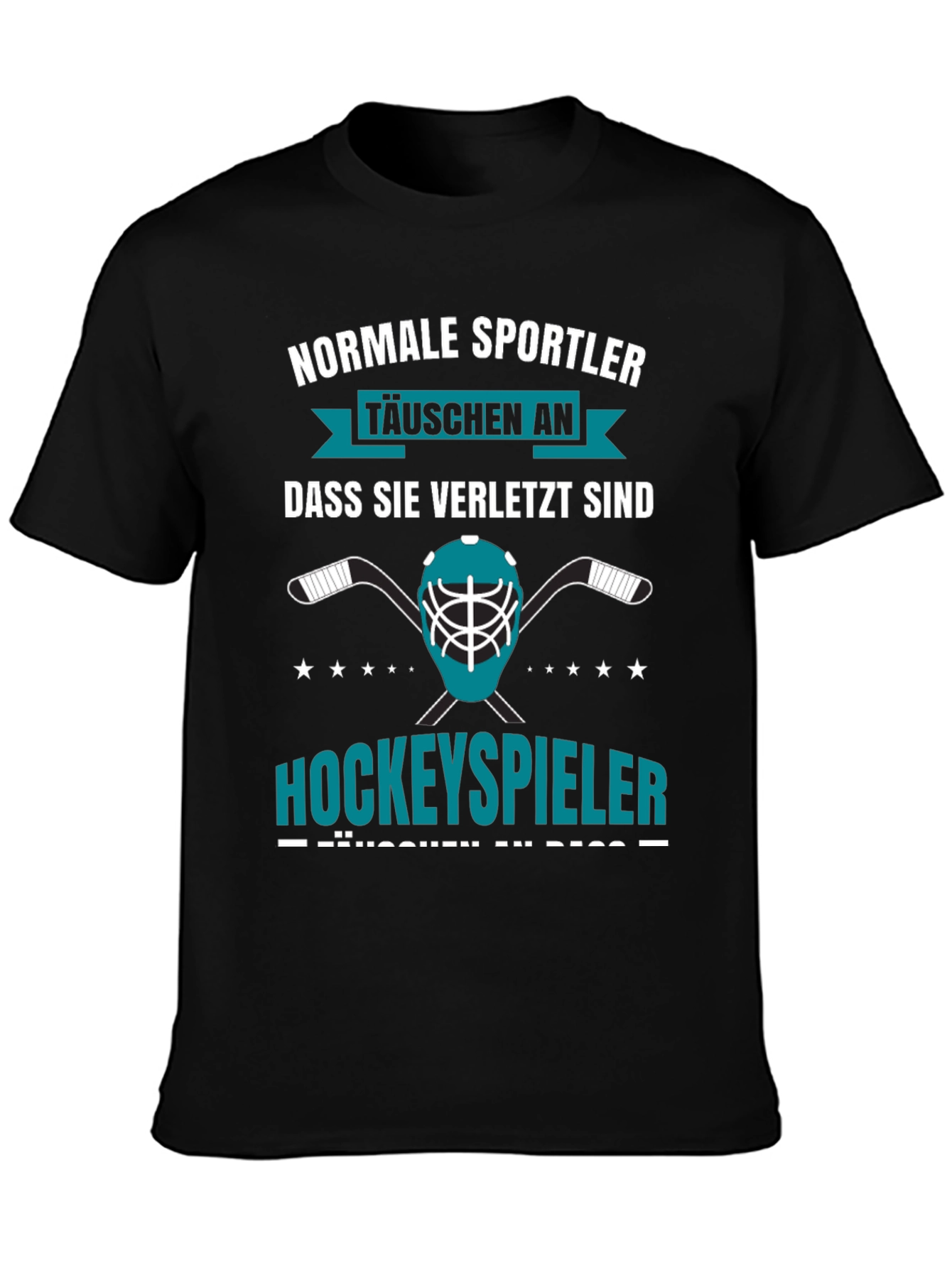 Funny Hockey Player T-Shirt - German Text