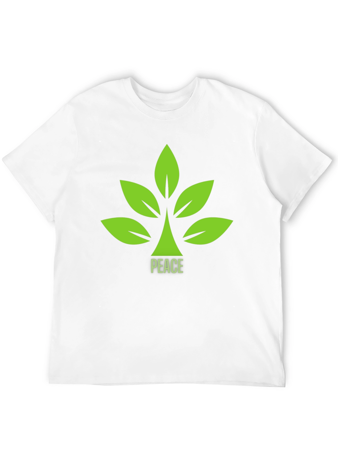 Peace Leaf Graphic T-Shirt - Stylish & Comfortable