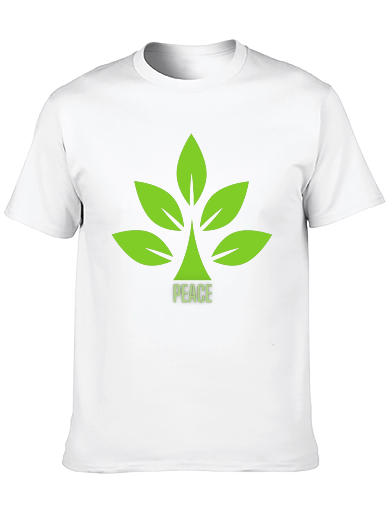 Peace Leaf Graphic T-Shirt - Stylish & Comfortable