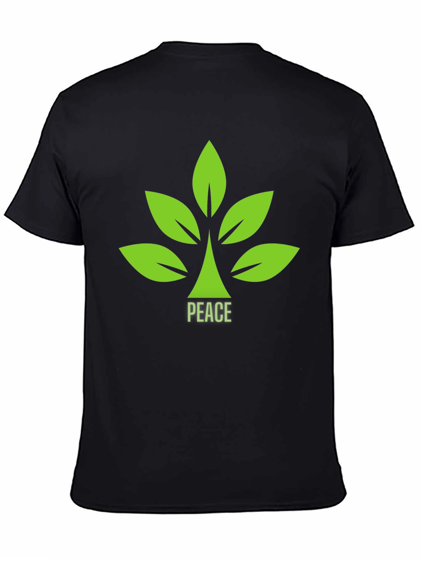 Peace Leaf Graphic T-Shirt - Stylish & Comfortable