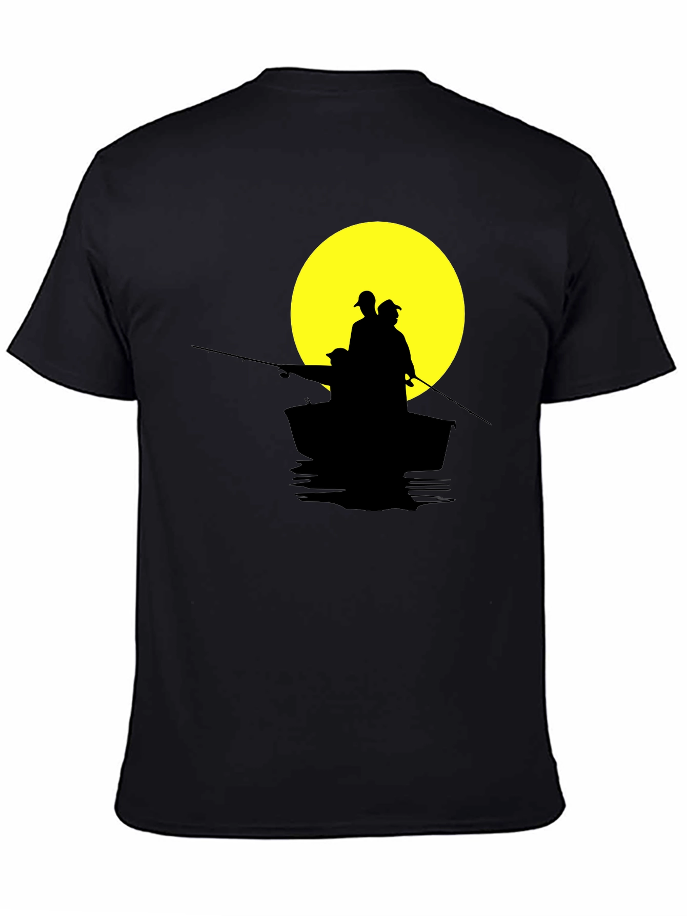 Fishing Boat Silhouette T-Shirt