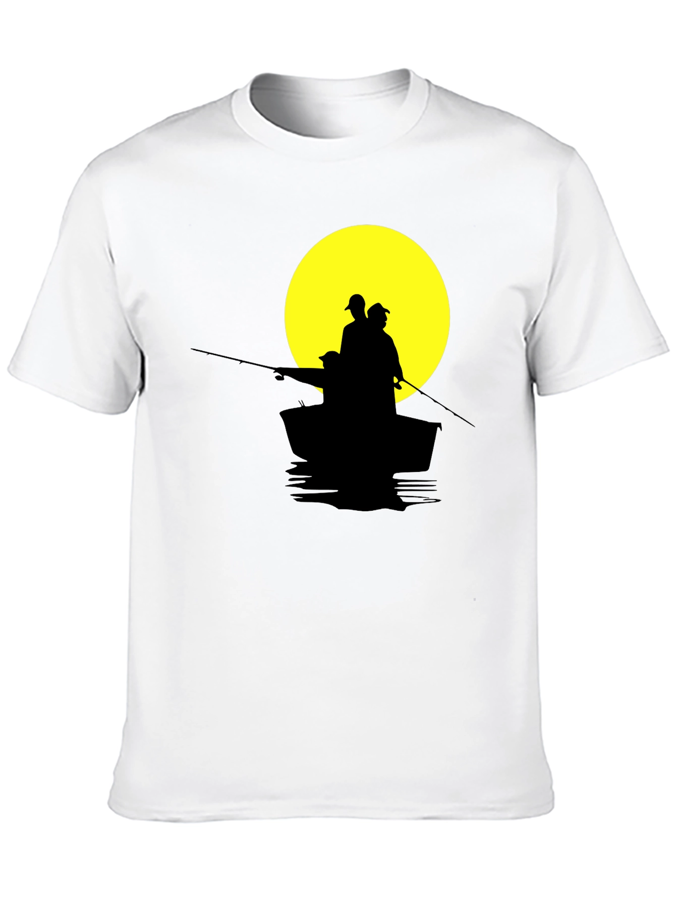 Fishing Boat Silhouette T-Shirt
