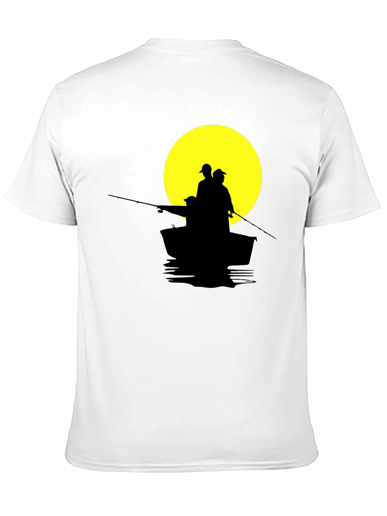Fishing Boat Silhouette T-Shirt