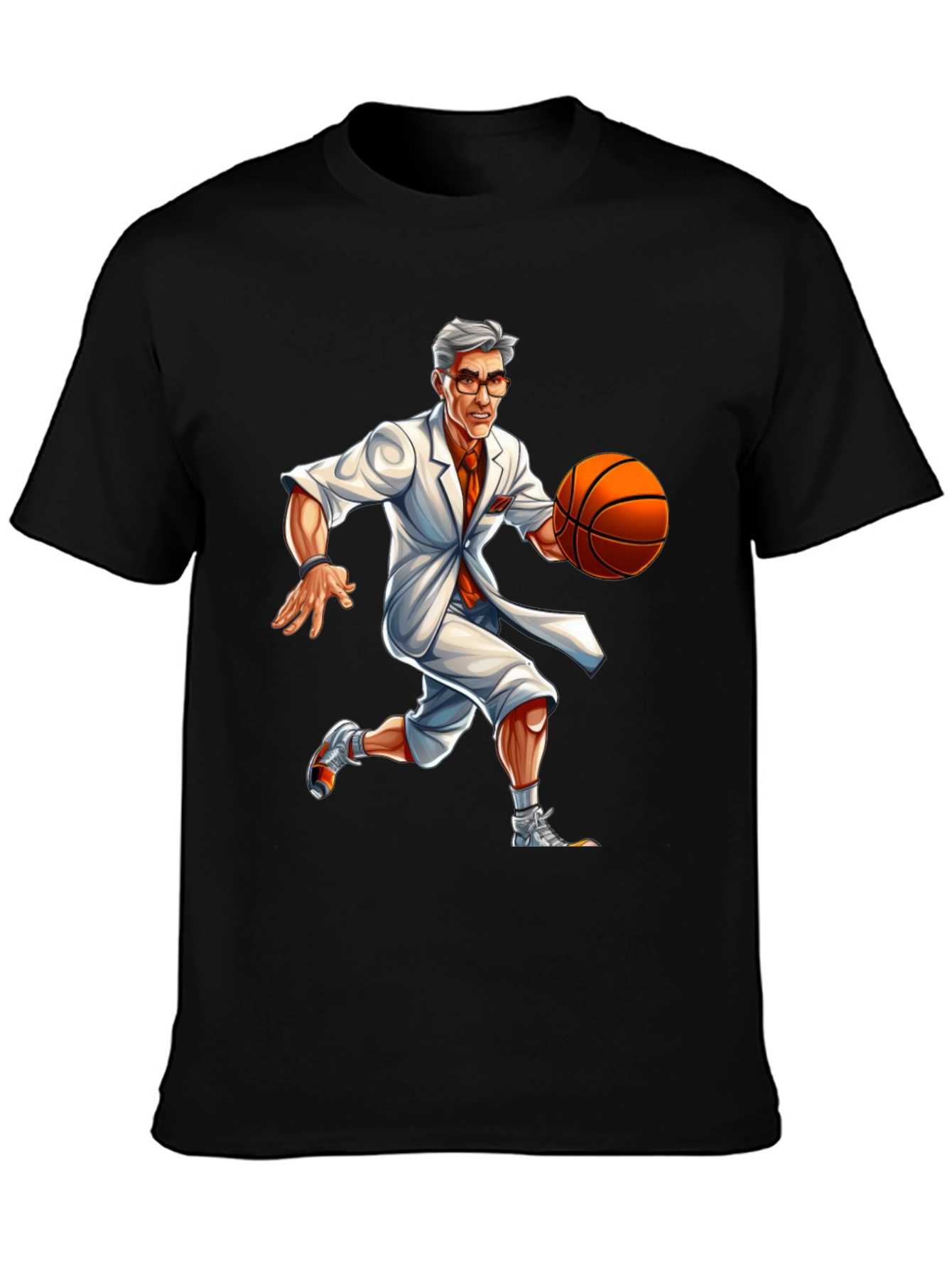 Colonel Sanders Basketball T-Shirt - Novelty Tee