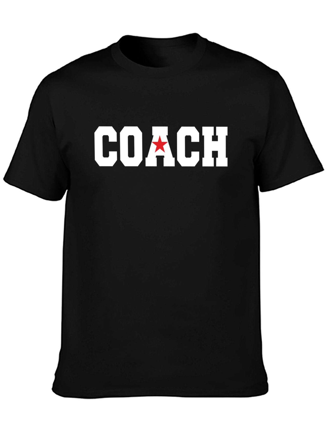 Coach T-Shirt with Red Star