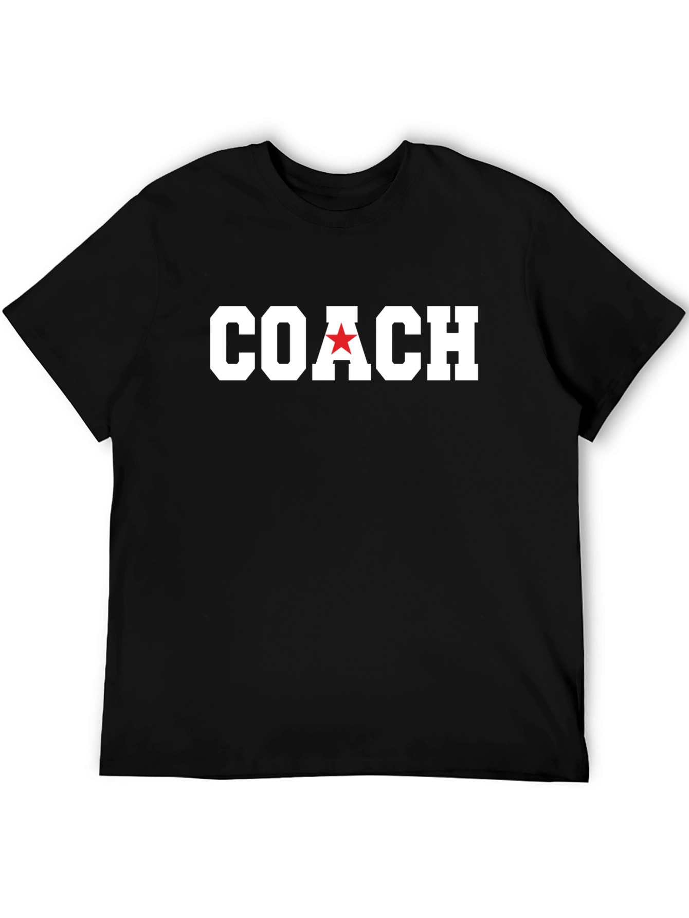 Coach T-Shirt with Red Star