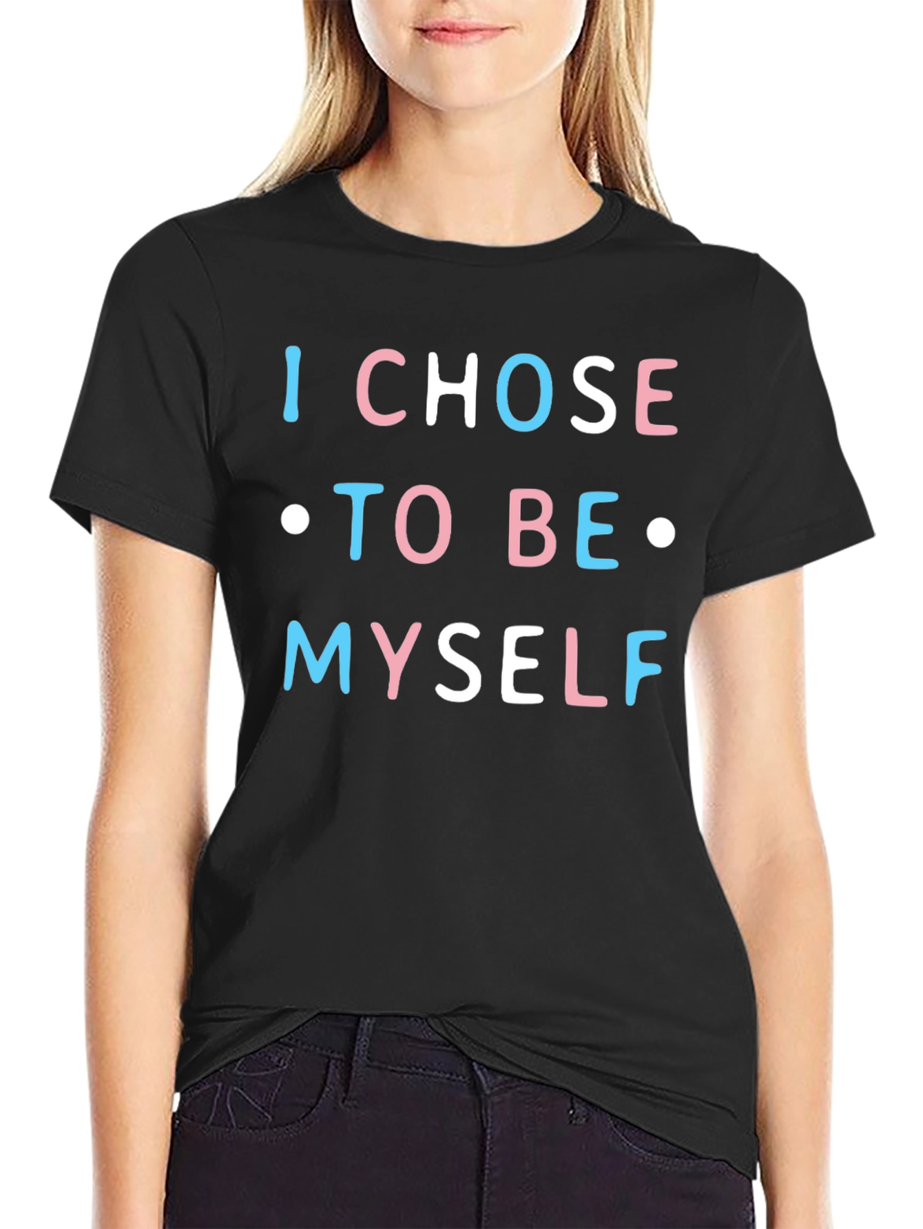 I Chose To Be Myself Transgender Pride T-Shirt
