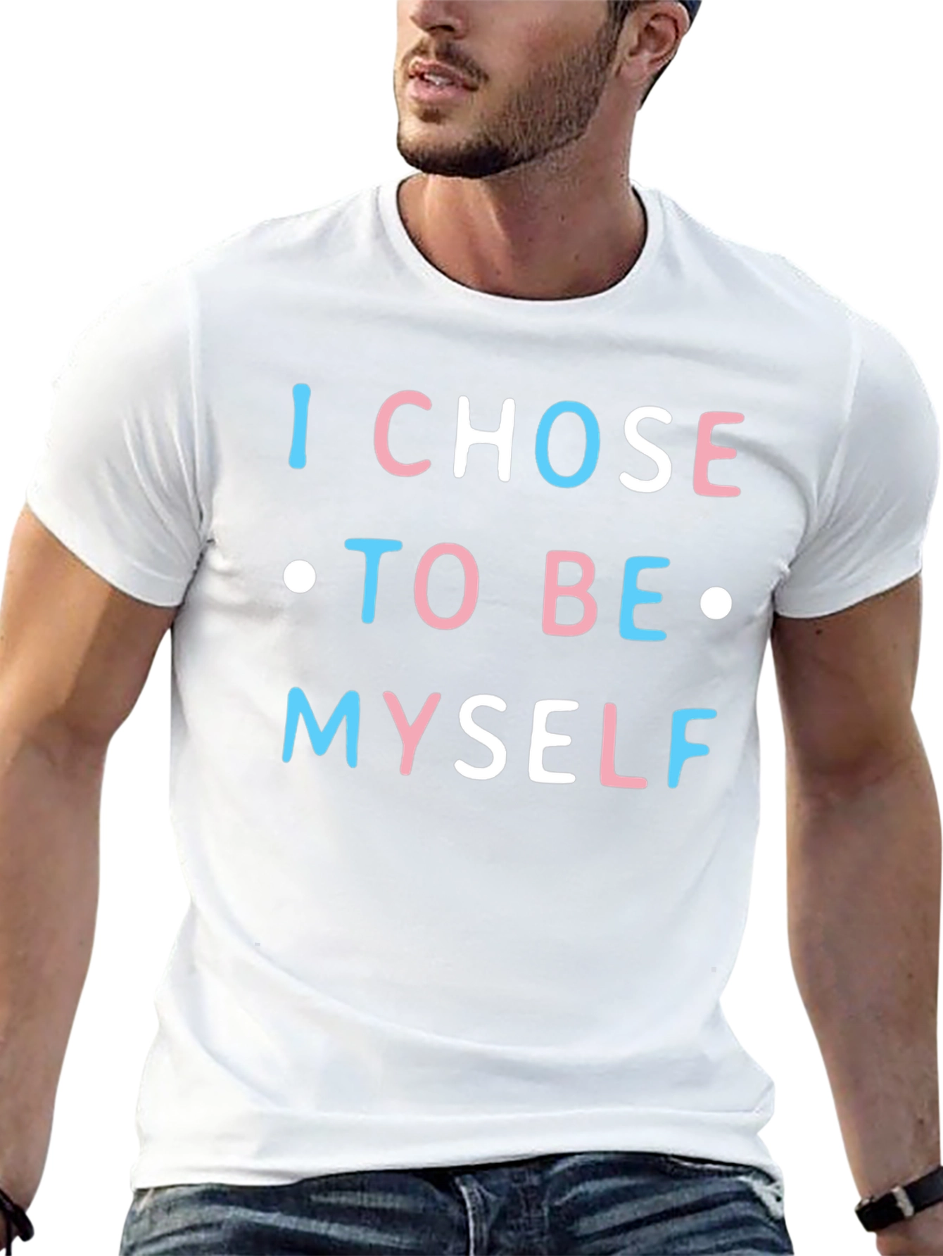 I Chose To Be Myself Transgender Pride T-Shirt