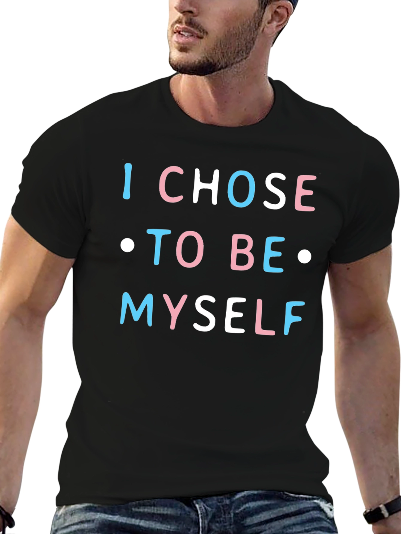 I Chose To Be Myself Transgender Pride T-Shirt