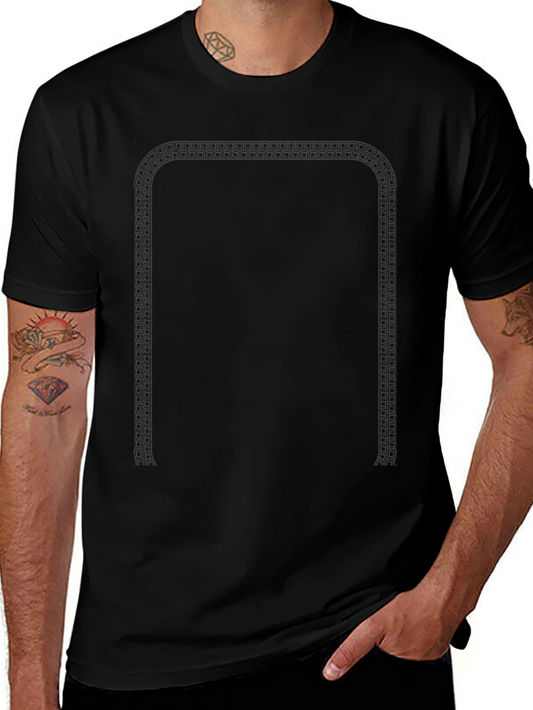 Stylish Black Graphic Print T-Shirt