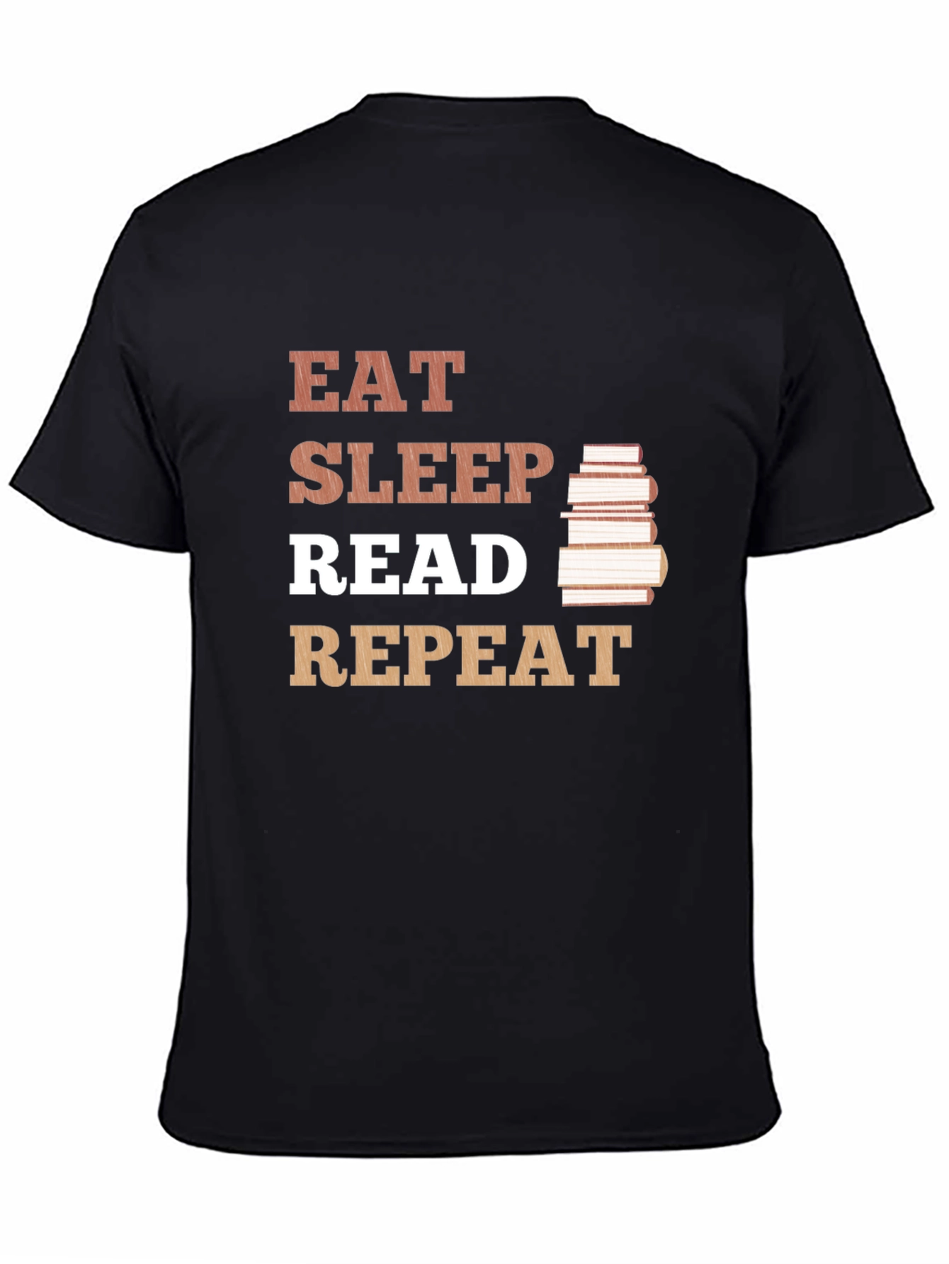 Eat Sleep Read Repeat Graphic Tee