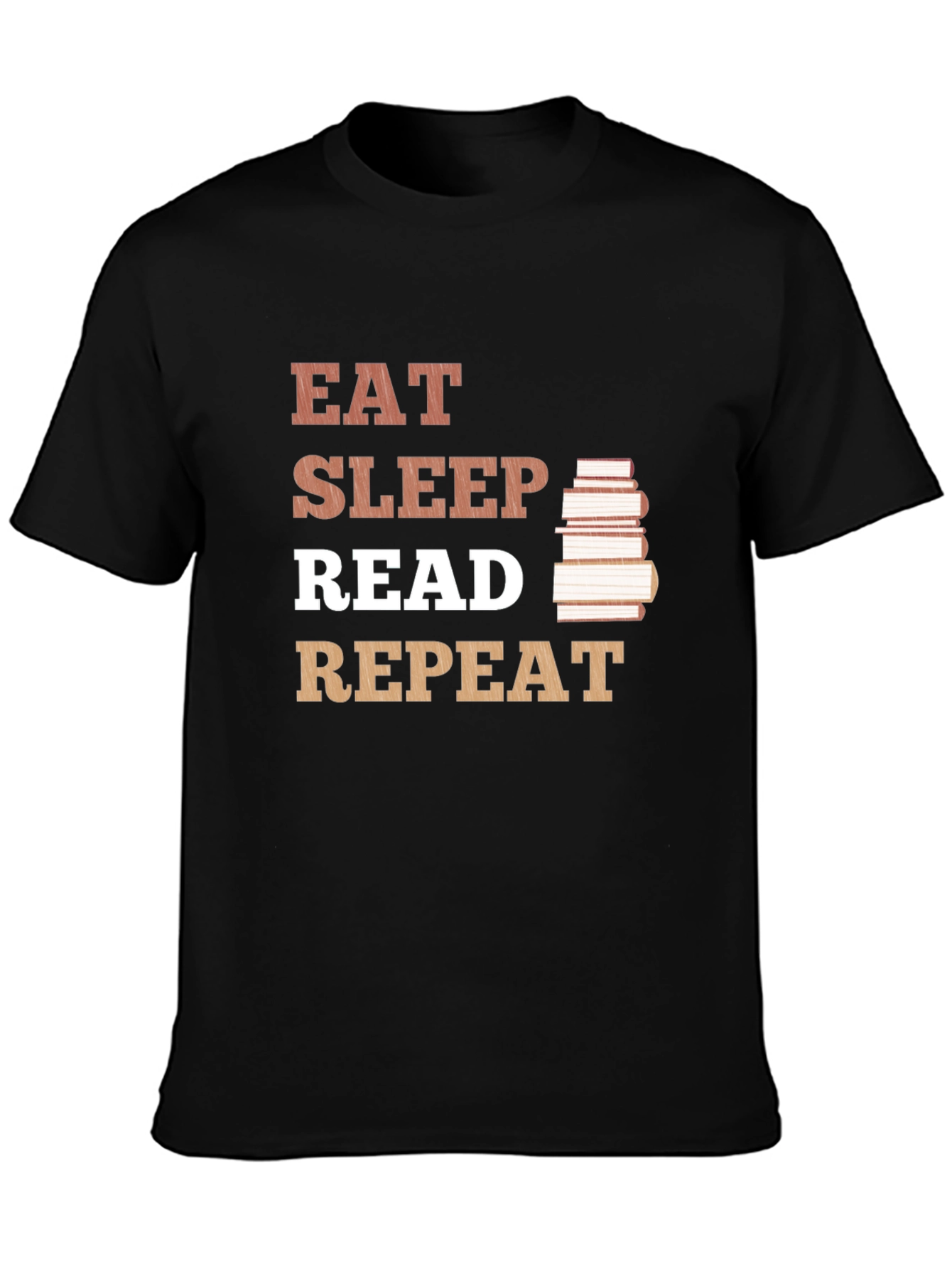 Eat Sleep Read Repeat Graphic Tee