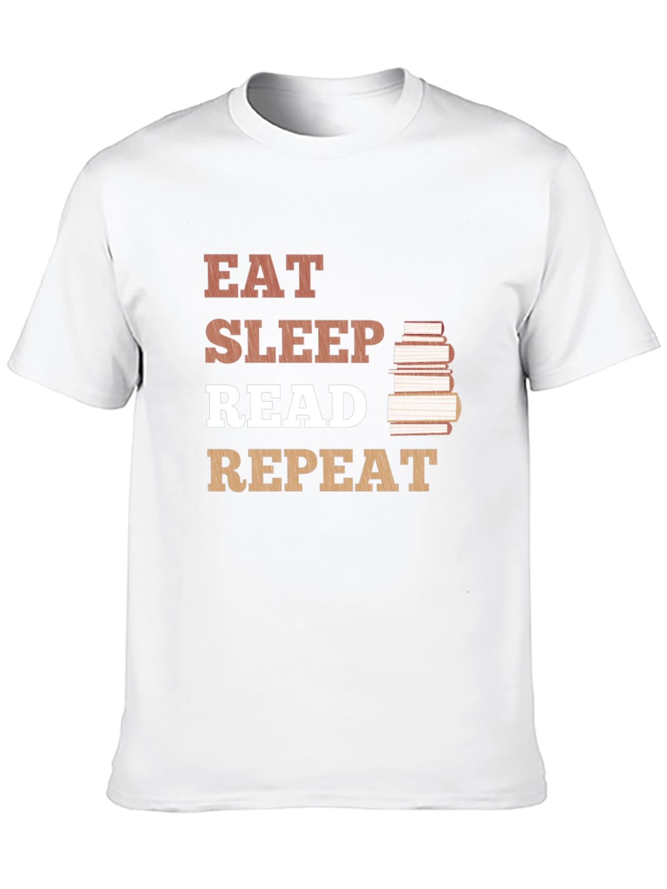 Eat Sleep Read Repeat Graphic Tee