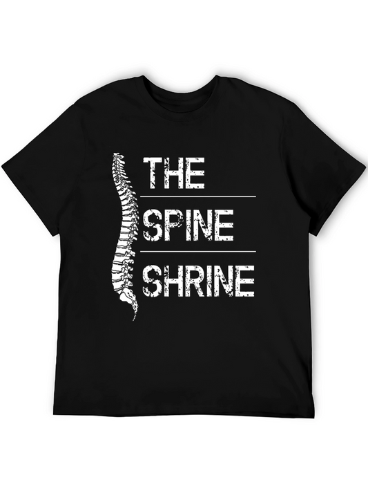 The Spine Shrine Graphic T-Shirt - Black