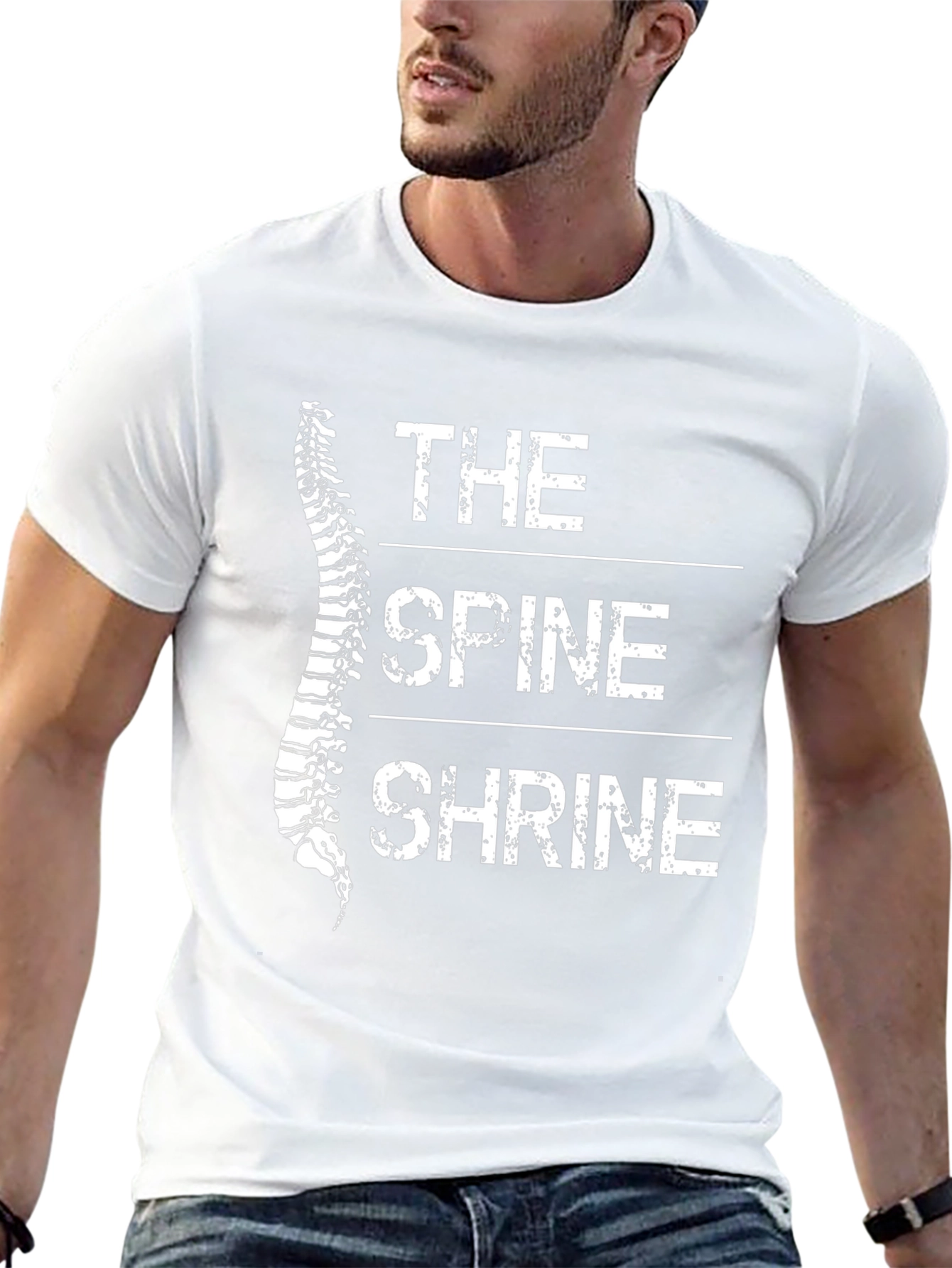The Spine Shrine Graphic T-Shirt - Black