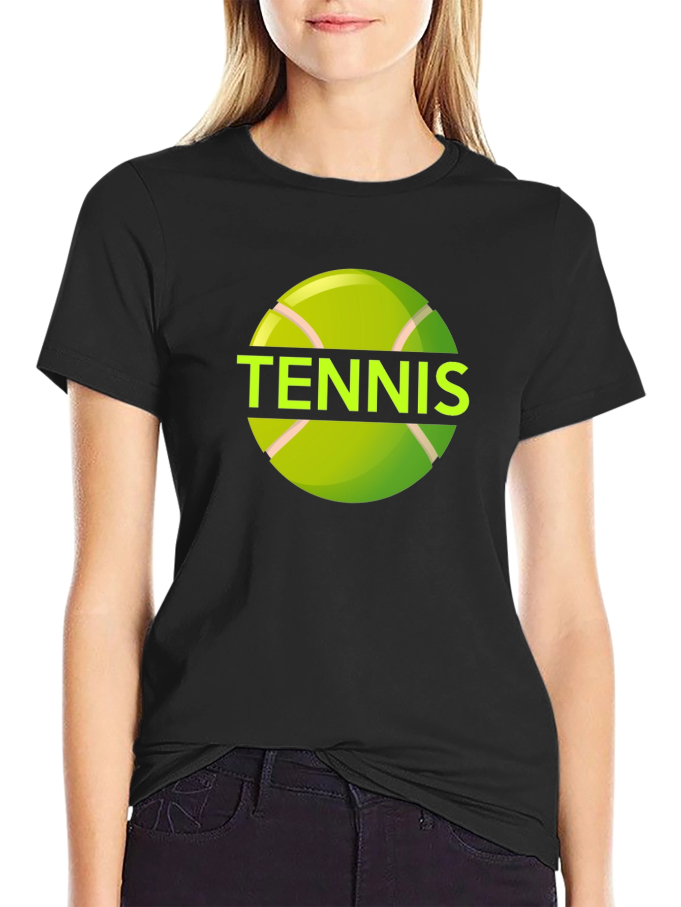 Tennis Ball Graphic Tee - Sporty & Stylish