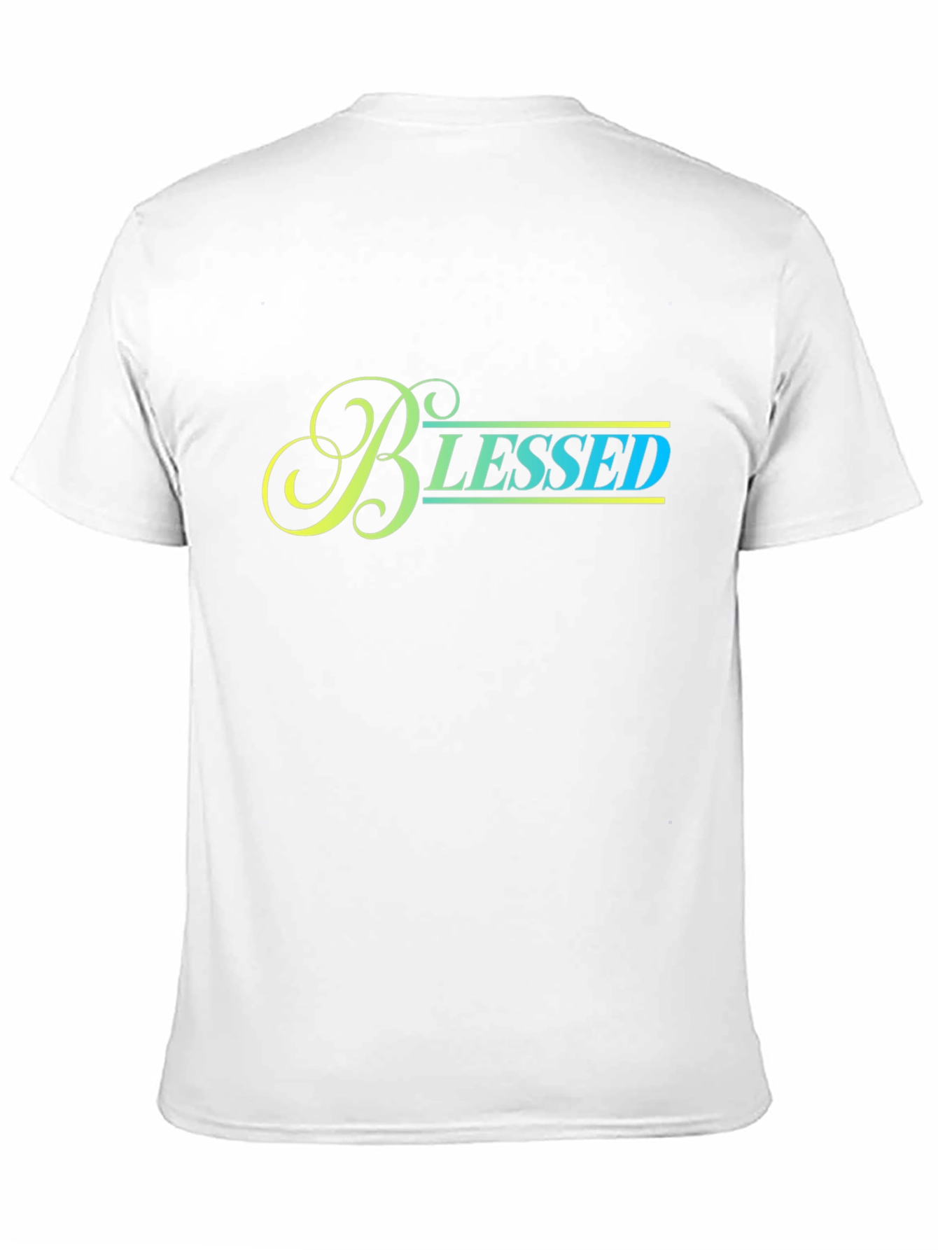 Blessed Graphic Tee - Black Cotton T-Shirt