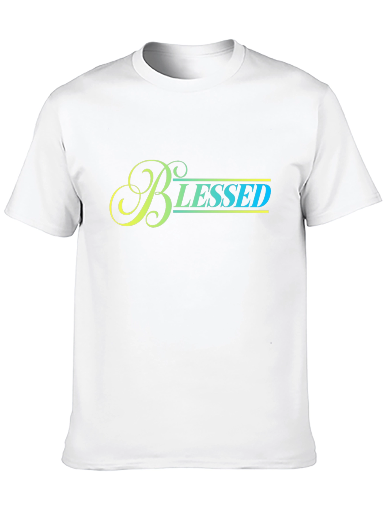 Blessed Graphic Tee - Black Cotton T-Shirt