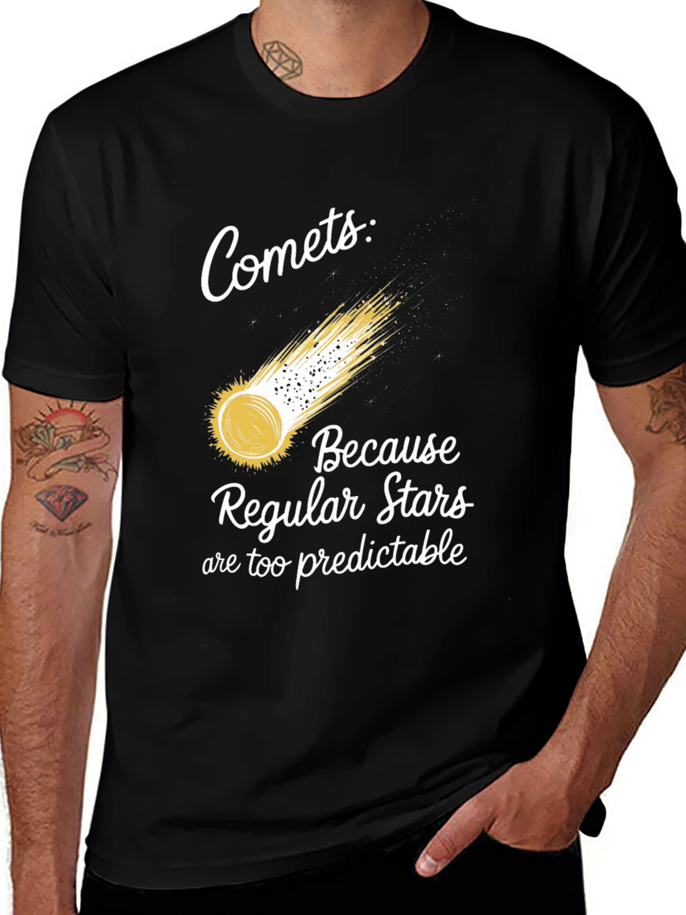 Comets T-Shirt: Because Regular Stars are Too Predictable