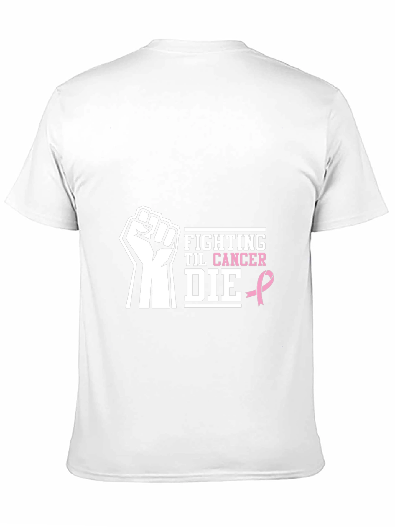 Fight Cancer Awareness Black T-Shirt
