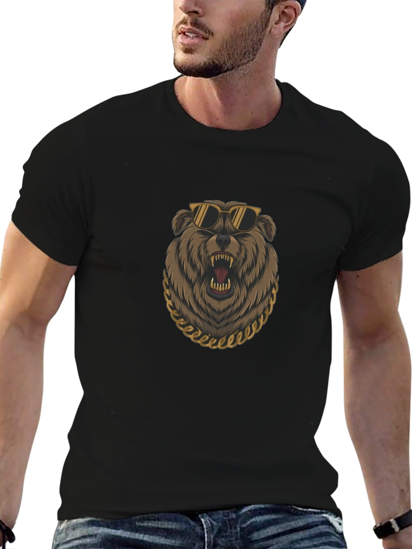 Bear with Shades Graphic Tee