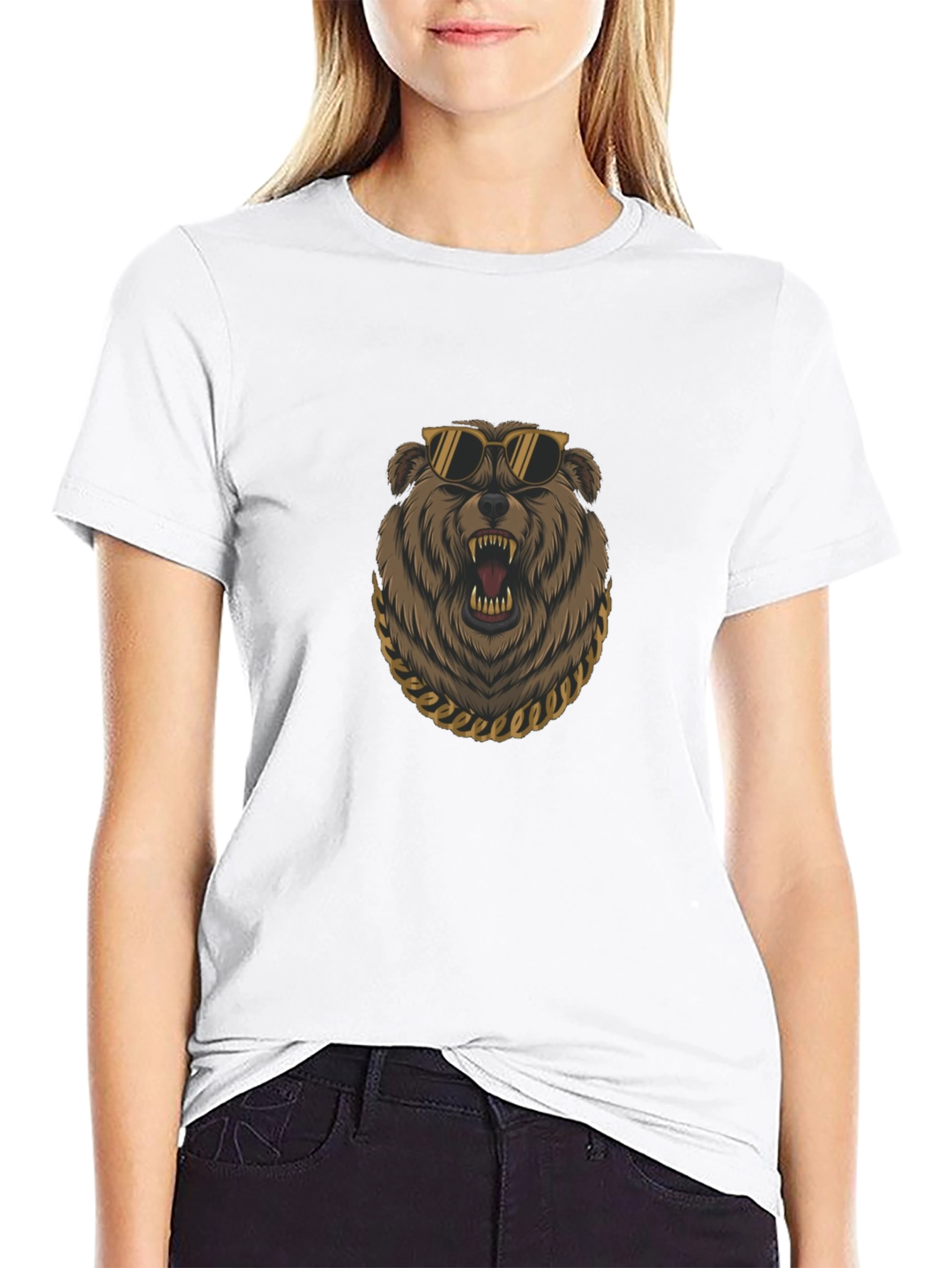 Bear with Shades Graphic Tee