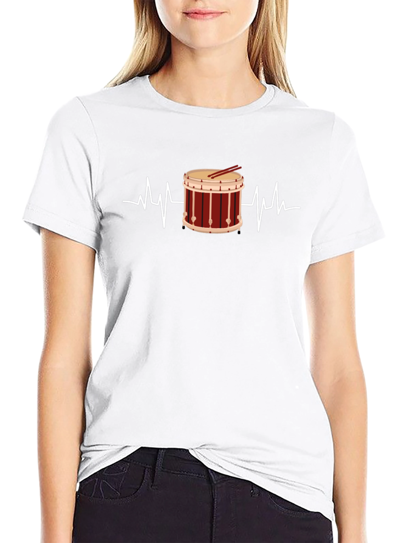 Drum Beat T-Shirt - Music Lover Tee