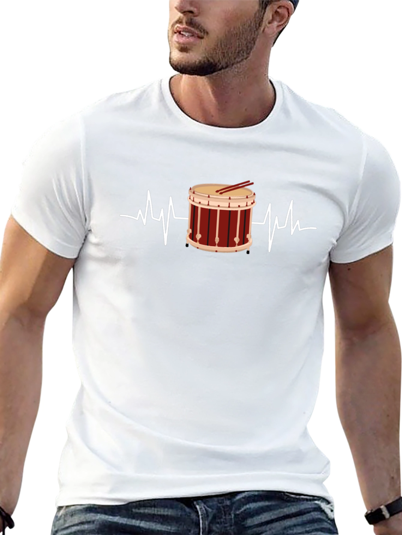 Drum Beat T-Shirt - Music Lover Tee