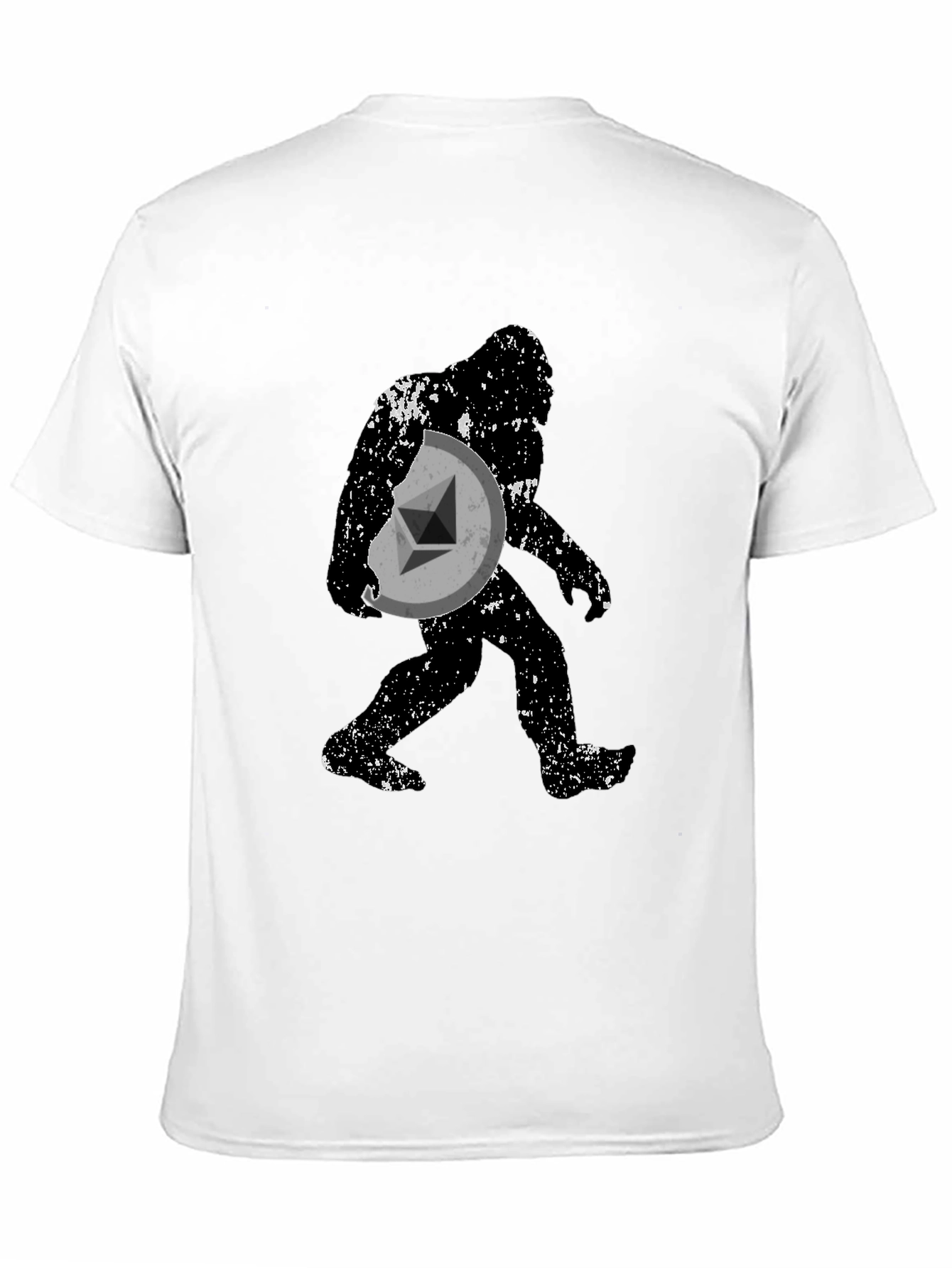 Crypto Bigfoot Ethereum Black T-Shirt