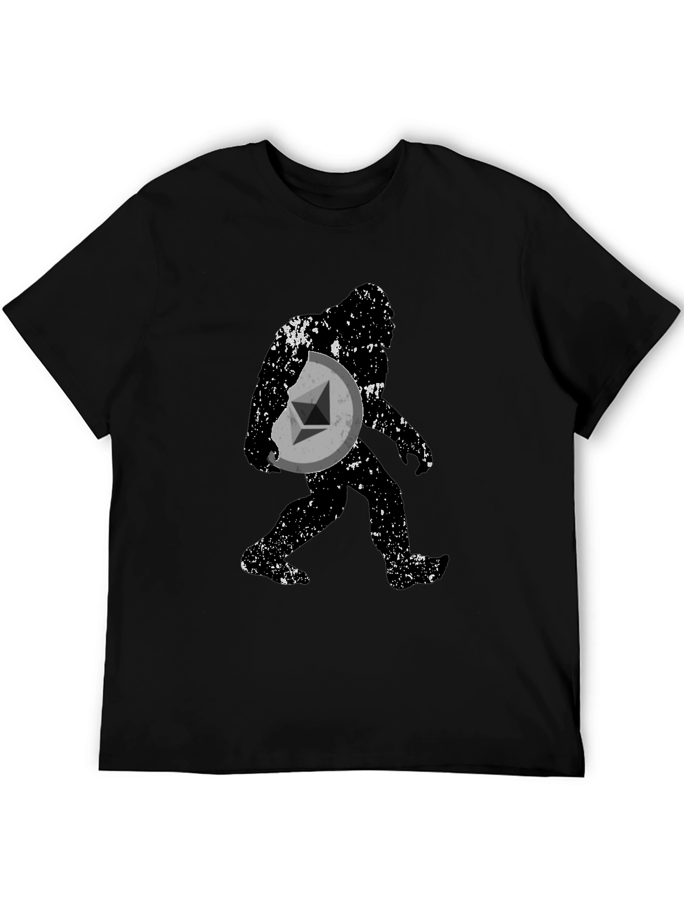 Crypto Bigfoot Ethereum Black T-Shirt
