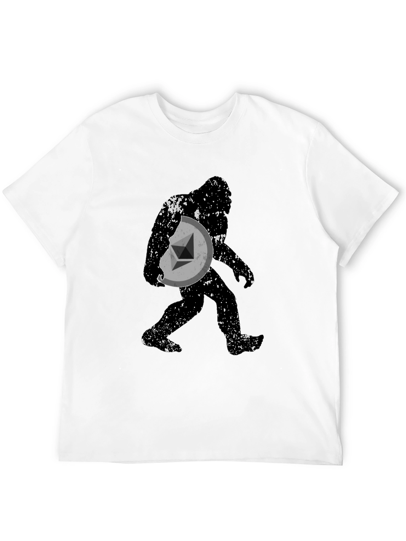 Crypto Bigfoot Ethereum Black T-Shirt
