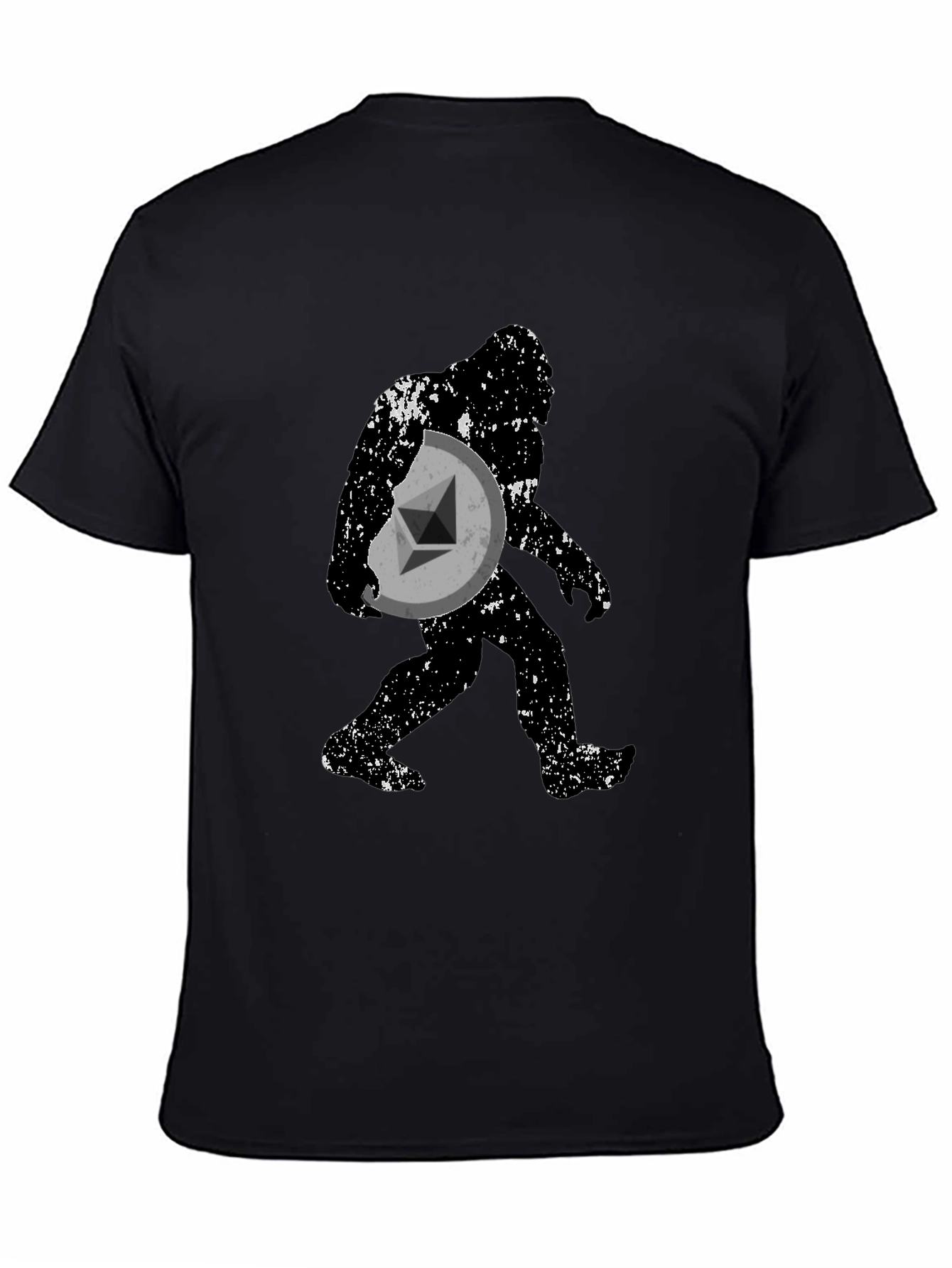 Crypto Bigfoot Ethereum Black T-Shirt