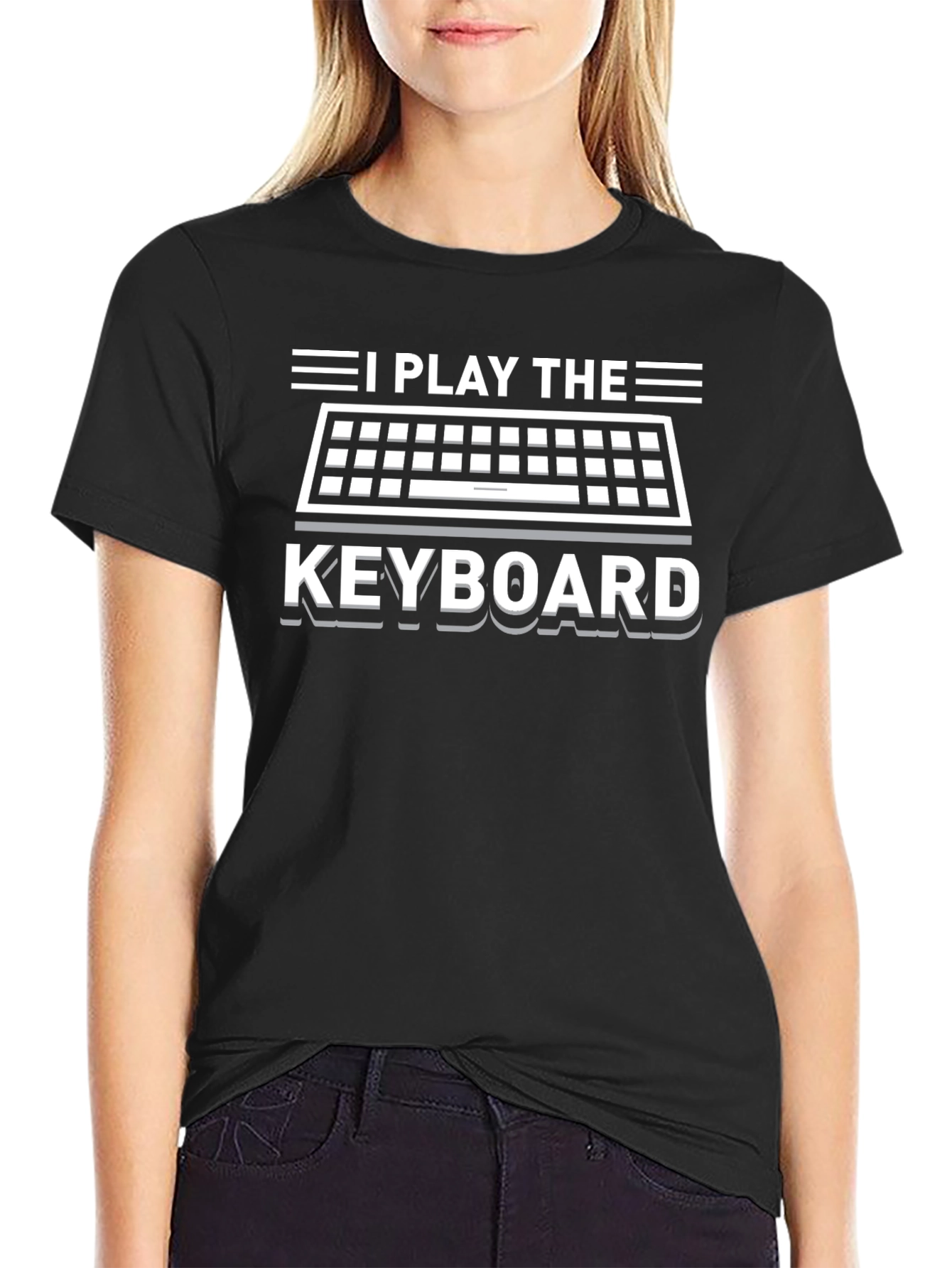 I Play The Keyboard T-Shirt - Musician Tee