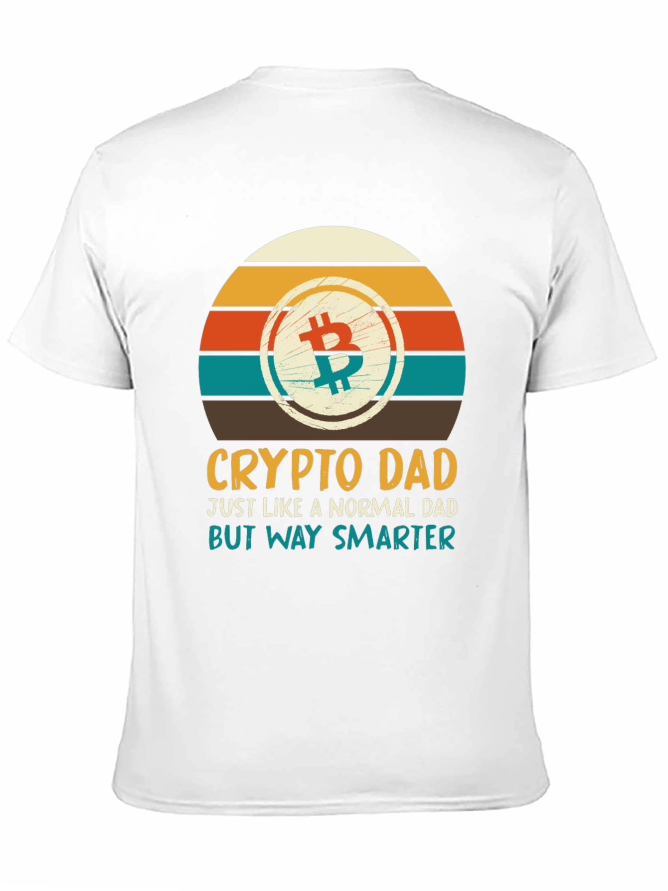 Crypto Dad T-Shirt - Bitcoin Graphic Tee