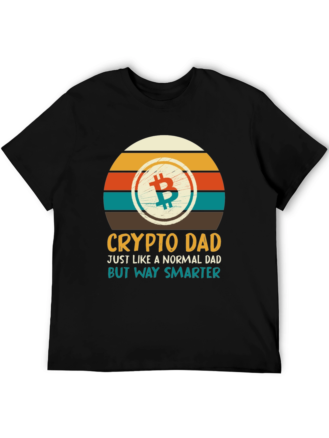 Crypto Dad T-Shirt - Bitcoin Graphic Tee