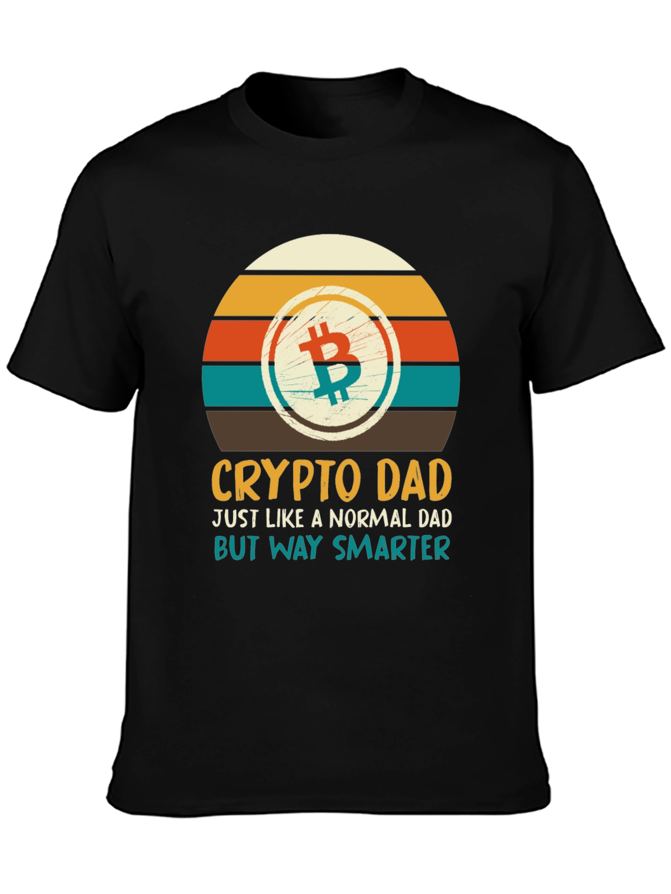 Crypto Dad T-Shirt - Bitcoin Graphic Tee
