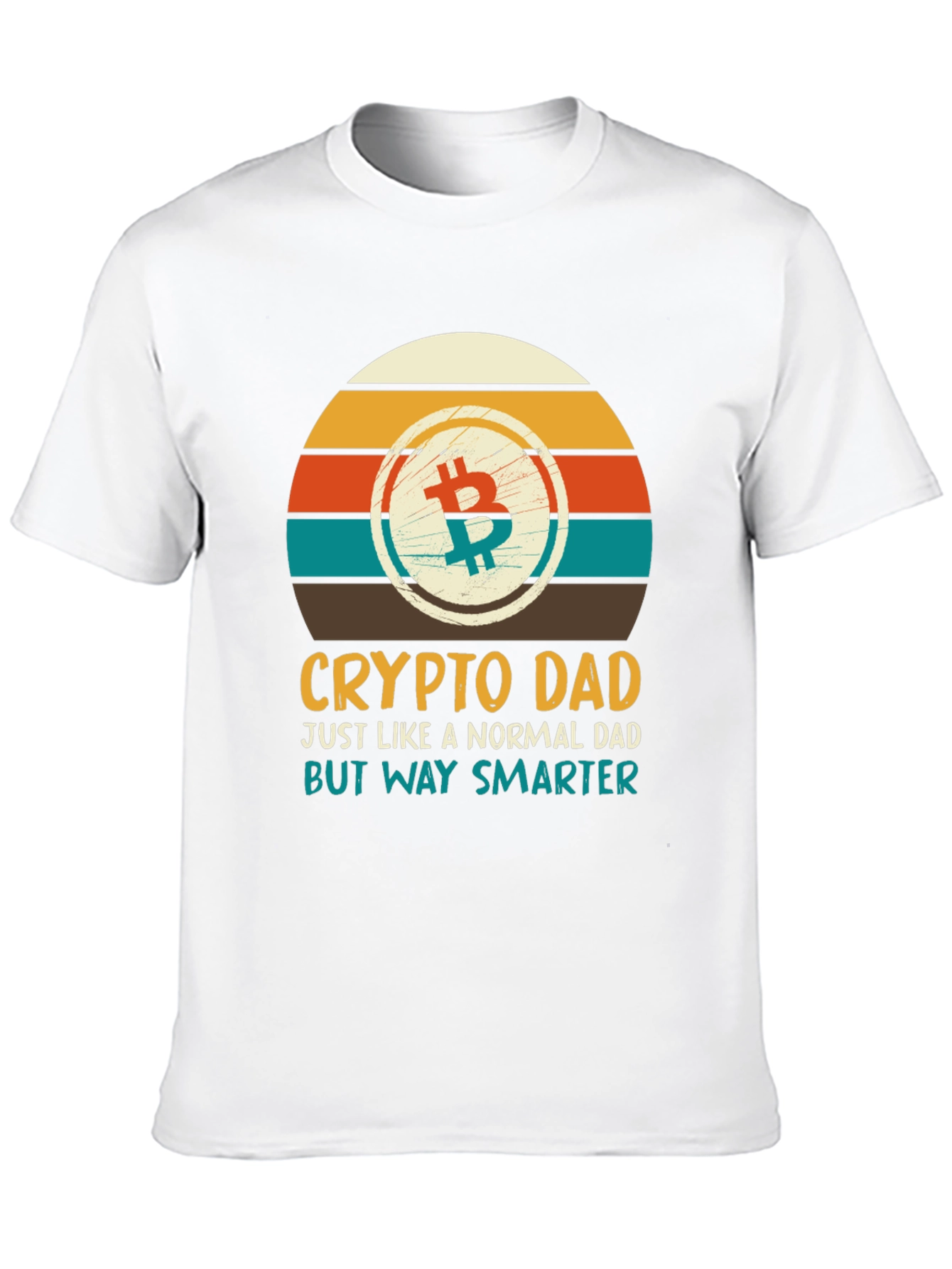 Crypto Dad T-Shirt - Bitcoin Graphic Tee