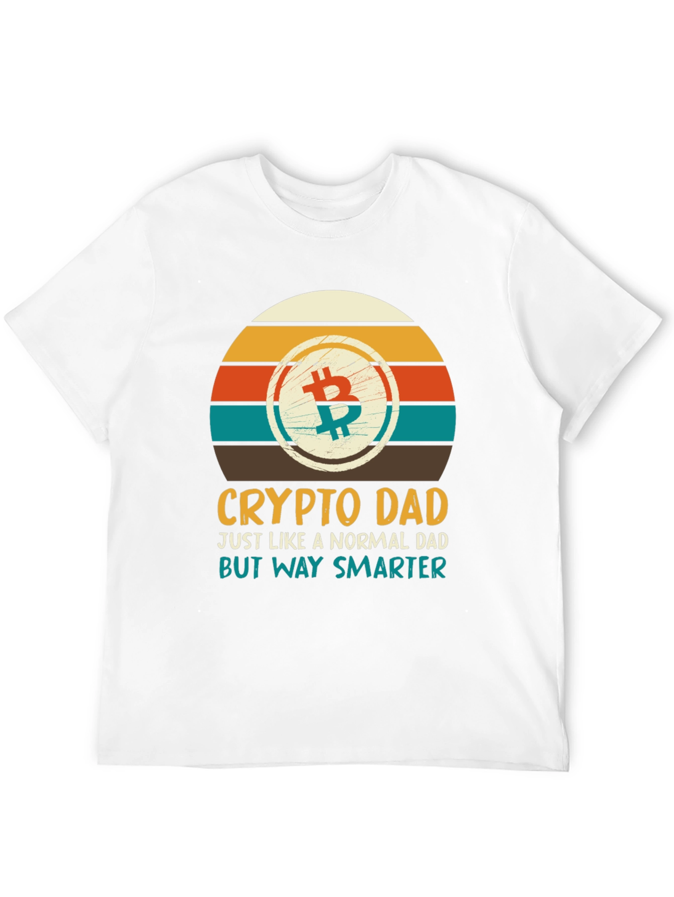 Crypto Dad T-Shirt - Bitcoin Graphic Tee