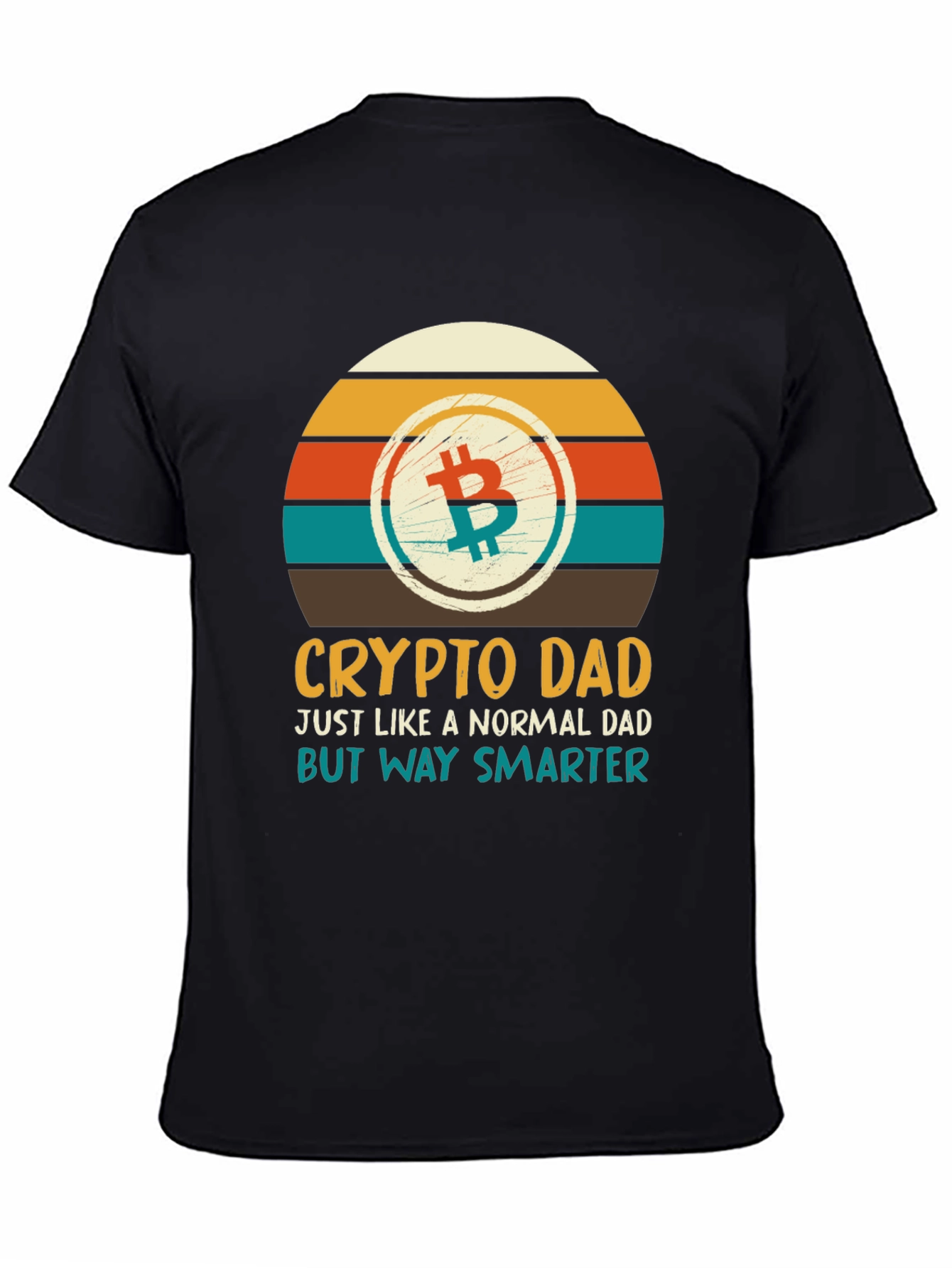 Crypto Dad T-Shirt - Bitcoin Graphic Tee