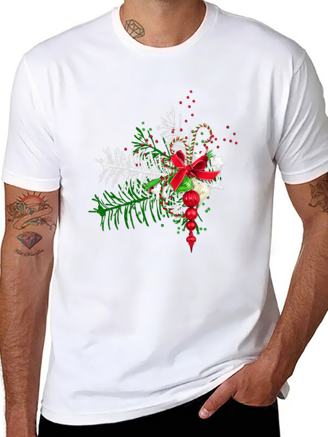 Festive Christmas Graphic Tee - Holiday Cheer