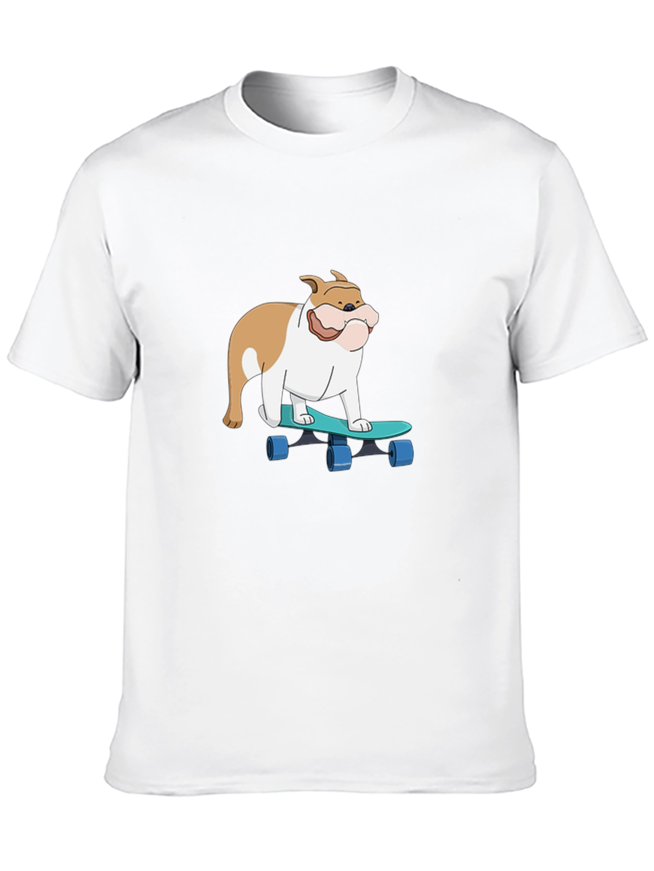 Bulldog Skateboard Graphic Tee - Unisex