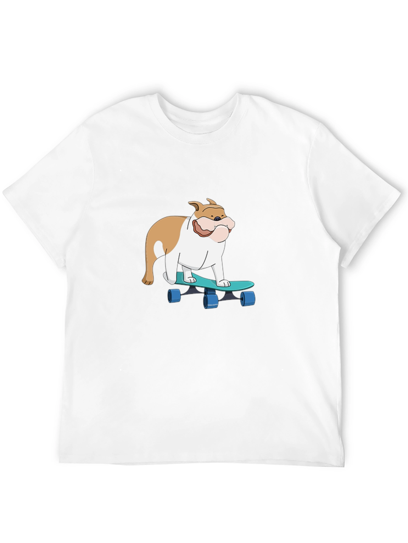 Bulldog Skateboard Graphic Tee - Unisex