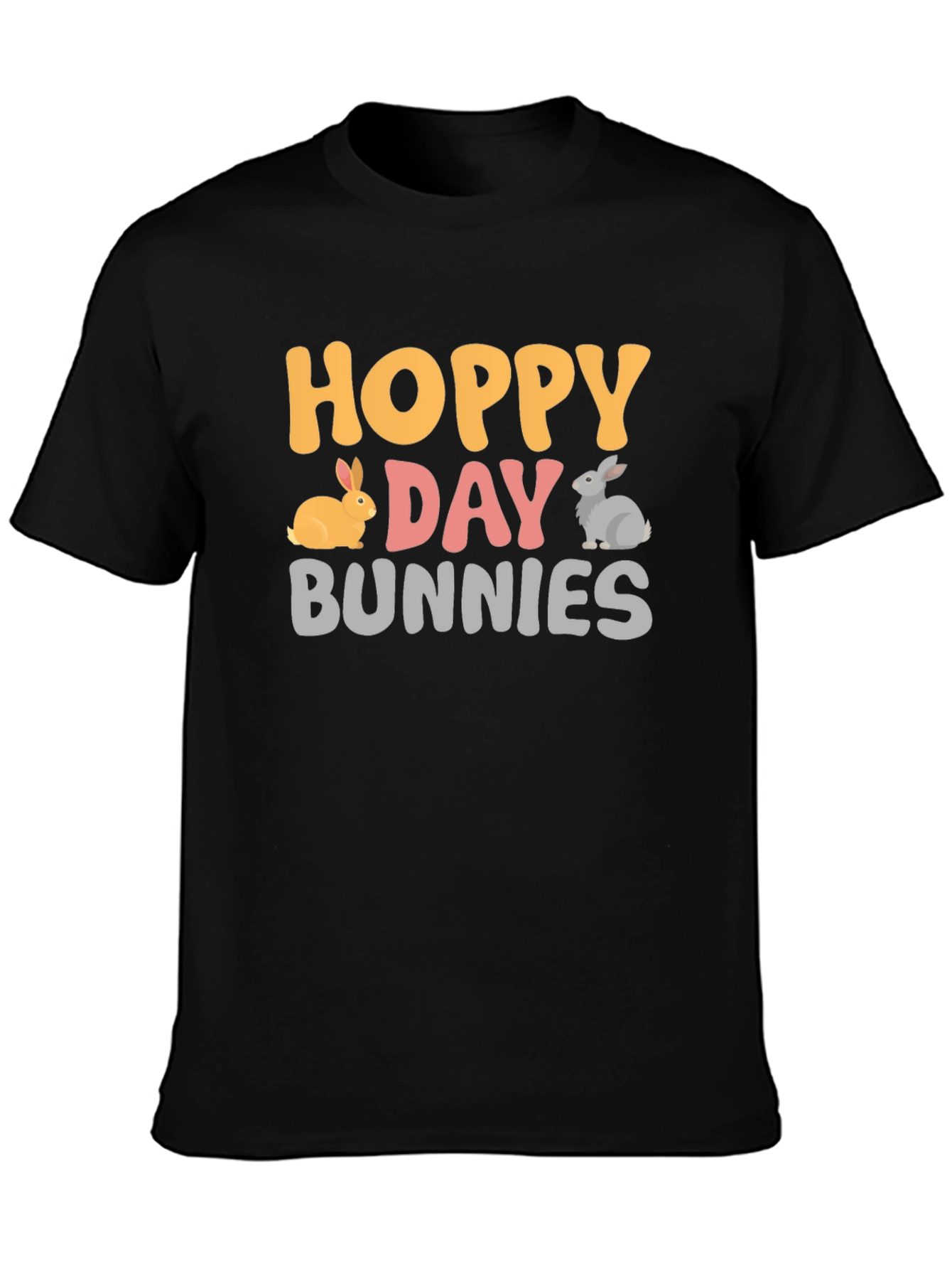 Hoppy Day Bunnies Graphic Tee - Easter Shirt