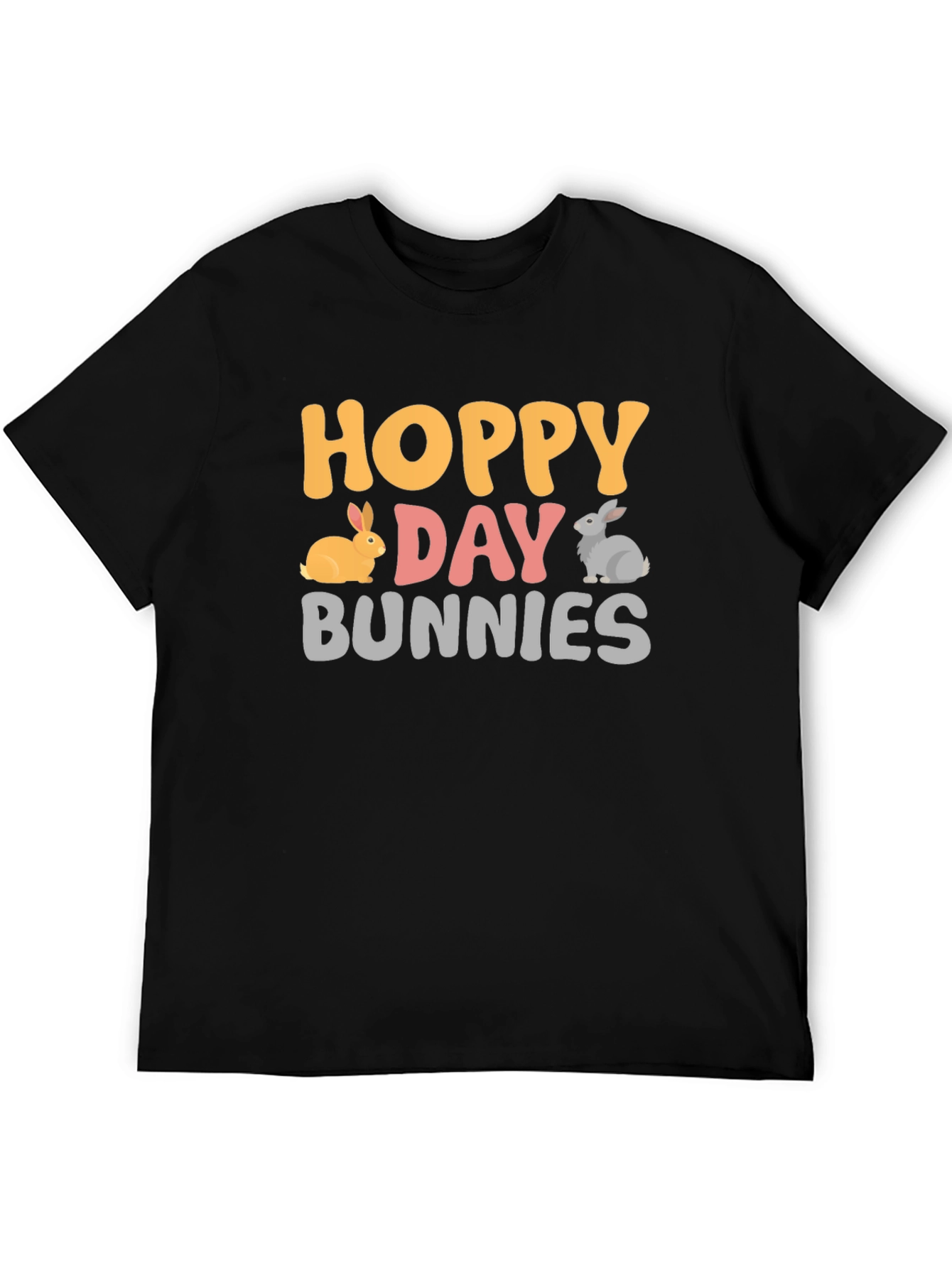 Hoppy Day Bunnies Graphic Tee - Easter Shirt