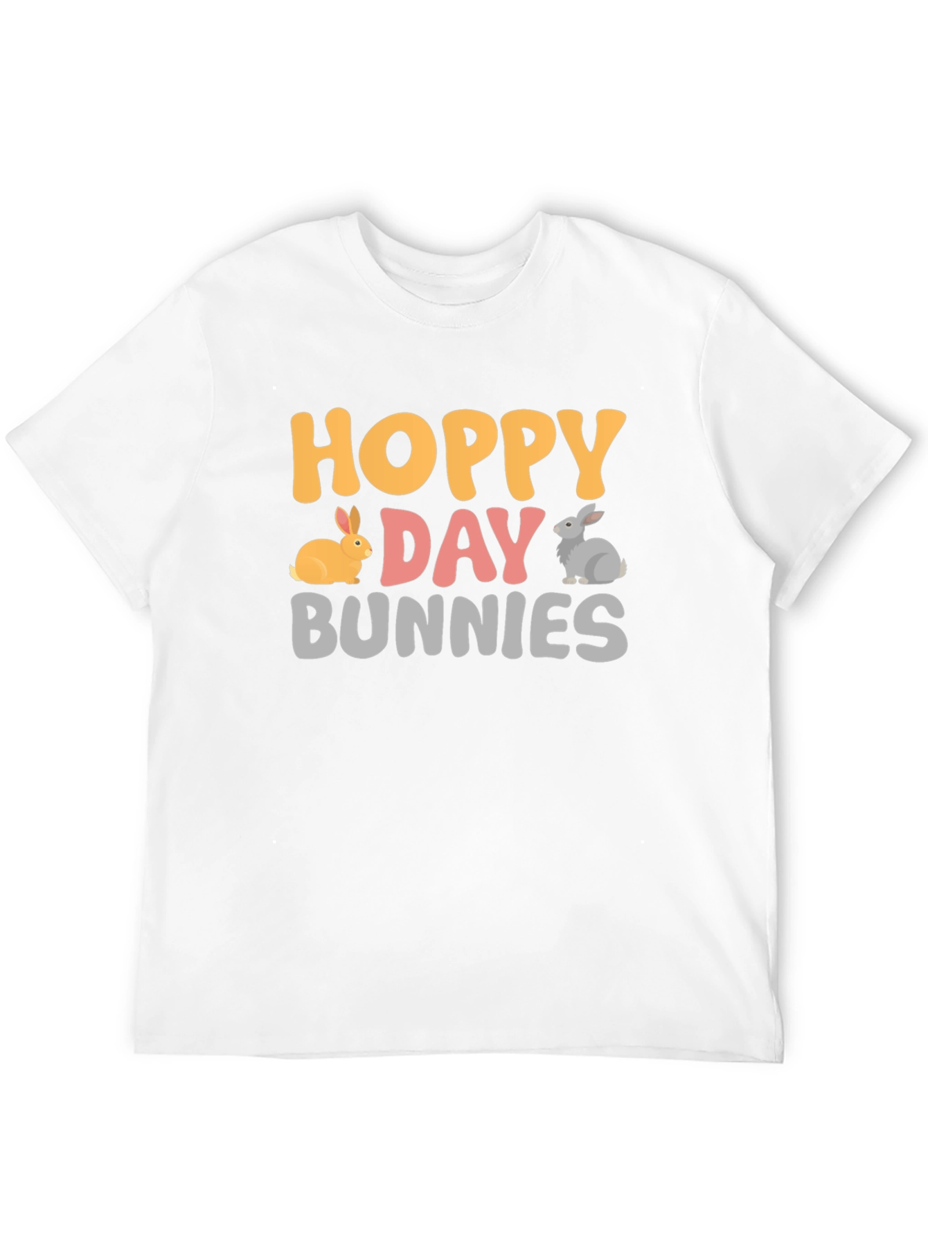 Hoppy Day Bunnies Graphic Tee - Easter Shirt