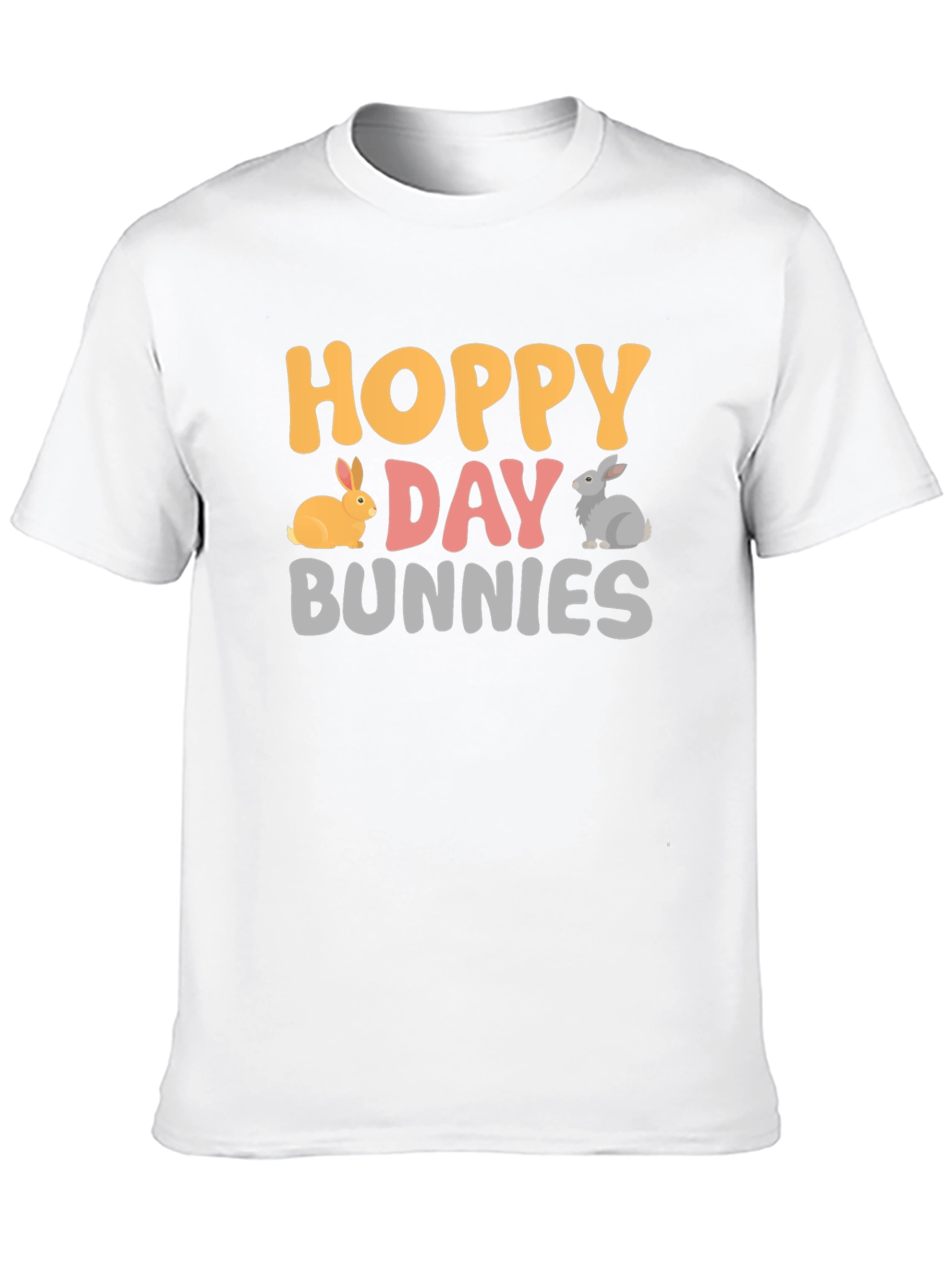 Hoppy Day Bunnies Graphic Tee - Easter Shirt