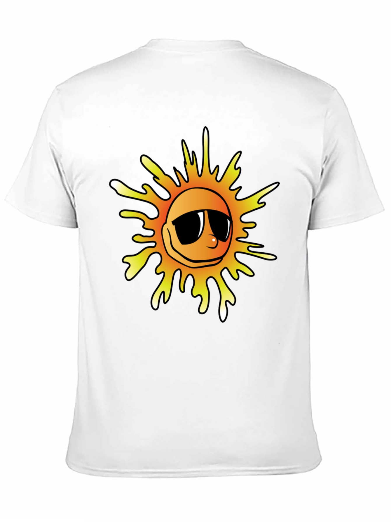Cool Sun Graphic Black T-Shirt