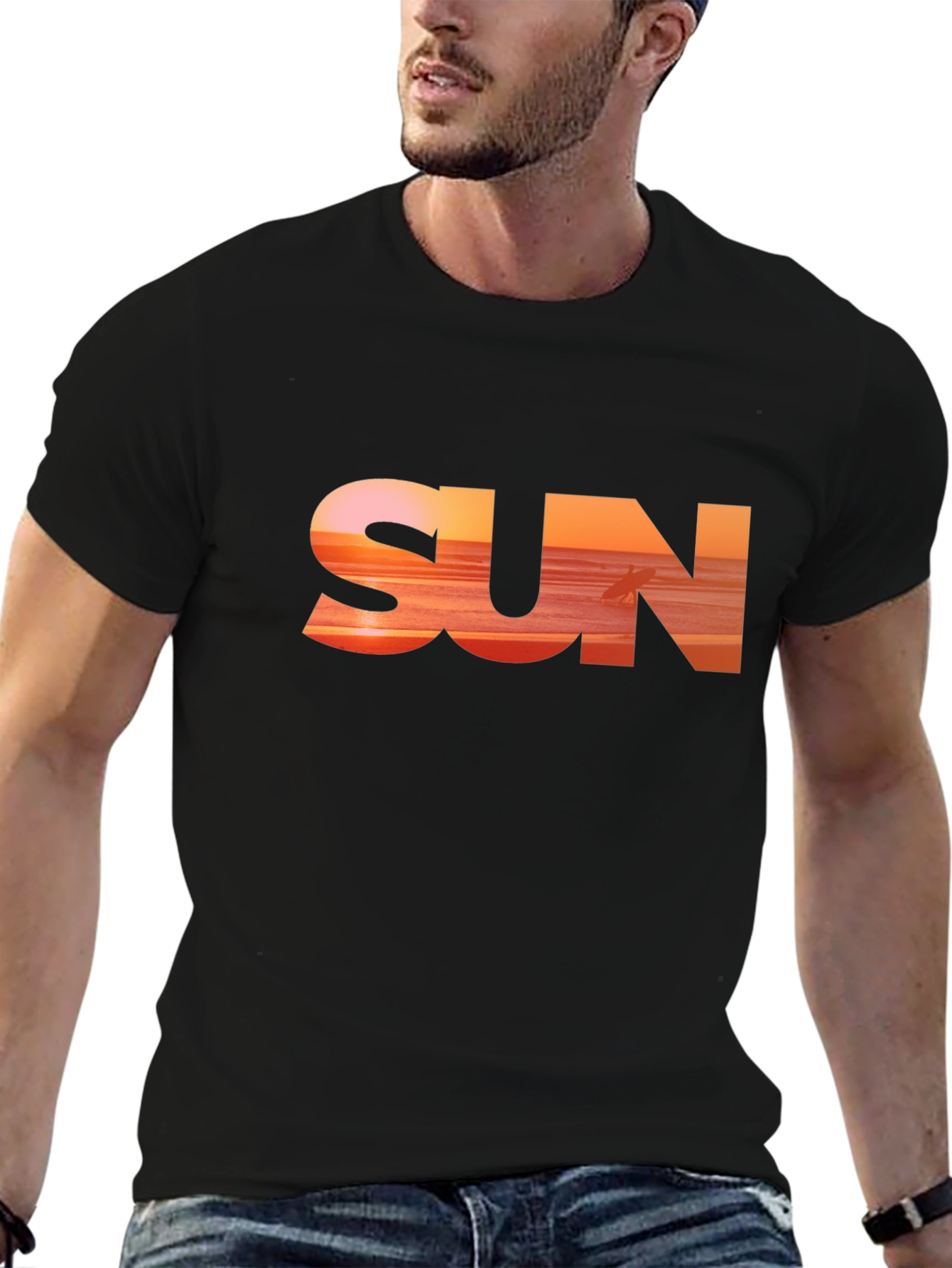 Sunset Graphic Tee - Beach Vibes