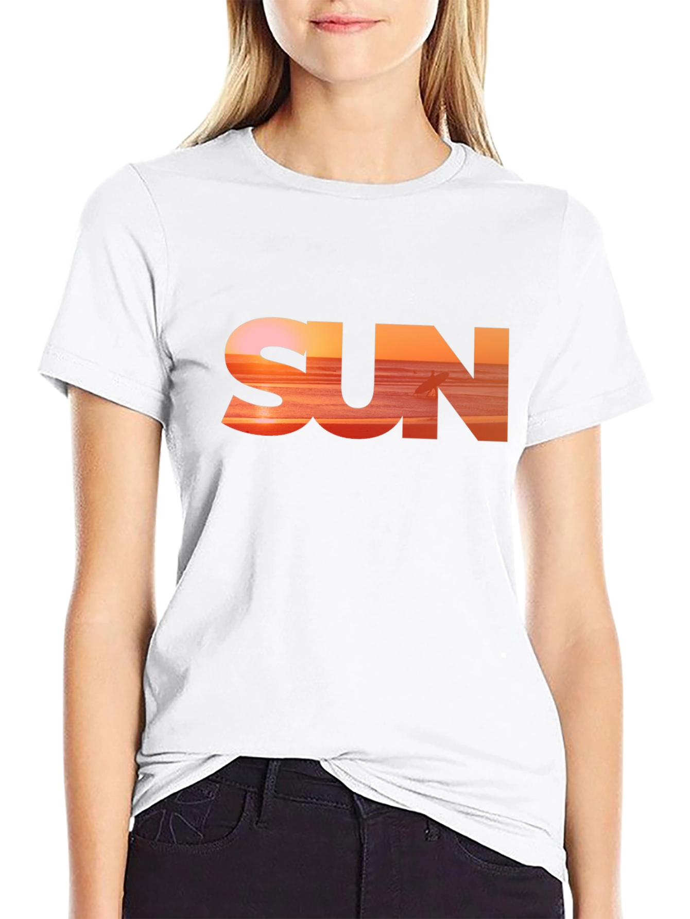 Sunset Graphic Tee - Beach Vibes