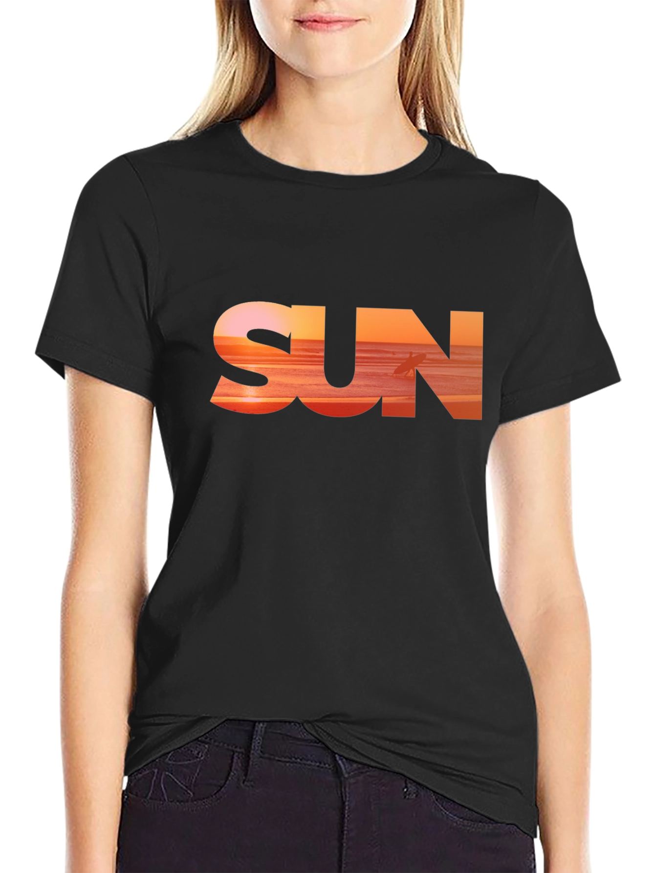 Sunset Graphic Tee - Beach Vibes